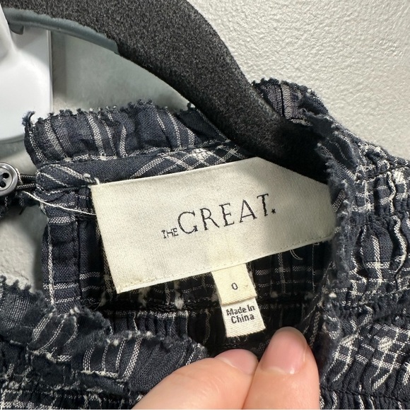 The Great. The Contessa Ling Sleeve Peplum Top - Picture 8 of 9